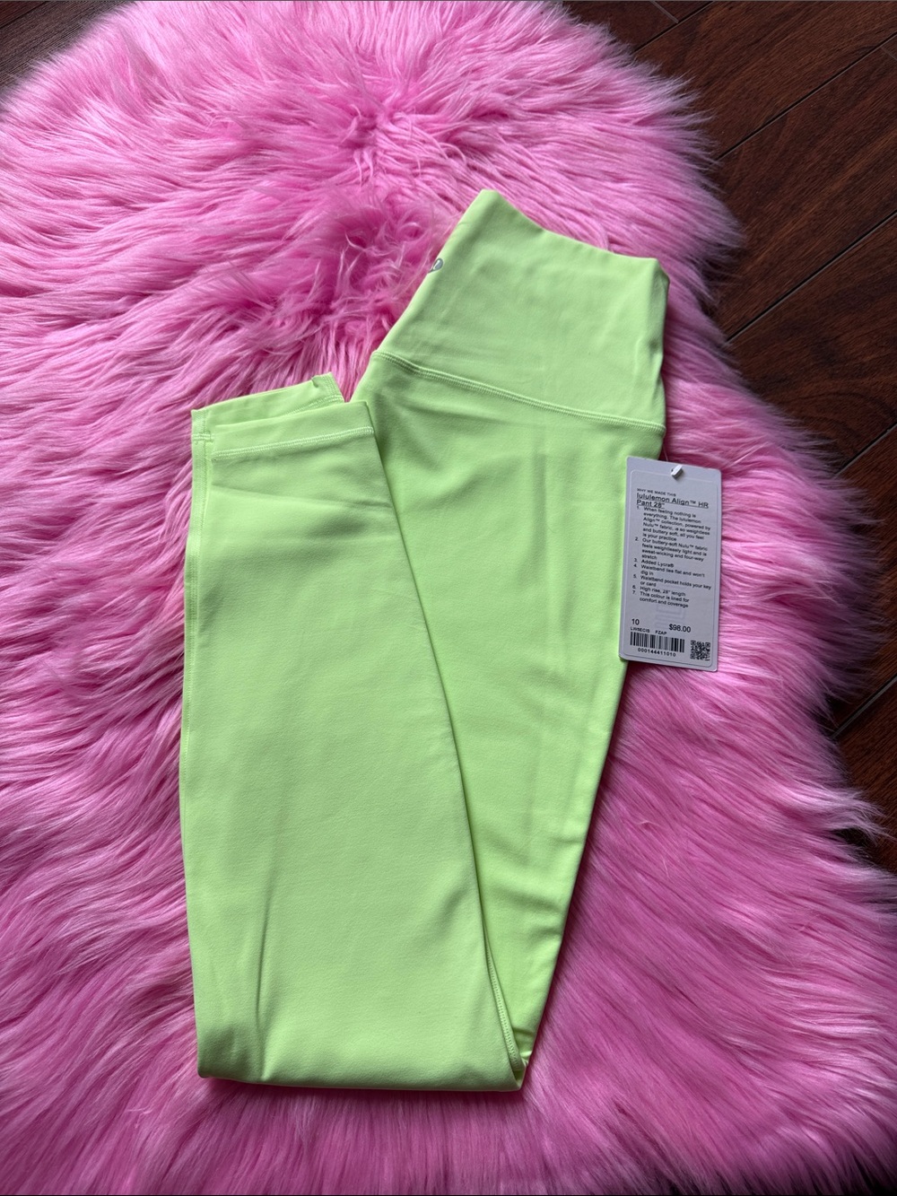Size 10 Lululemon Align High-Rise Pant 28"
Faded Zap